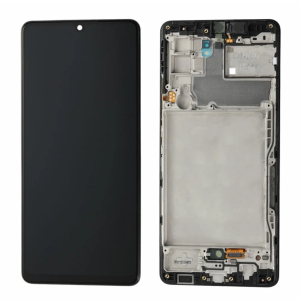 Pantalla Samsung A426/M426 A42/M425G 2020 Comp. C/Marco Negro (GH82-24376A/24375A)- Instalación Inc. + Vidrio Templado