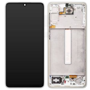 Pantalla Samsung A336/A33 5G Comp. c/Marco Blanco (GH82-28143B/28144B) - Instalación Inc. + Vidrio Templado