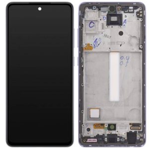 Pantalla Samsung A528/A52s 5G Comp. Violeta (GH82-26861C/26863C/26910C) - Instalación Inc. + Vidrio Templado