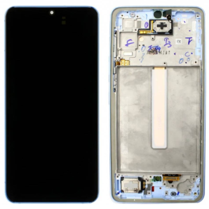 Pantalla Samsung A336/A33 5G Comp. c/Marco Azul (GH82-28143C/28144C) - Instalación Inc. + Vidrio Templado