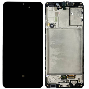 Pantalla Samsung A315/A31 Comp. c/Marco Negro (GH82-22905A) - Instalación Inc. + Vidrio Templado