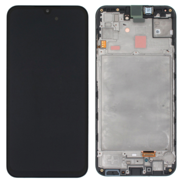 Pantalla Samsung A155/A156/ A15 4G/5G 2023 Comp. C/Marco Negro (GH82-33637A/33638A)- Instalación Inc. + Vidrio Templado