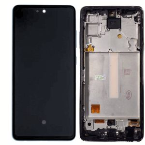 Pantalla Samsung A528/A52s Comp. c/Marco Negro (OLED) - Instalación Inc. + Vidrio Templado