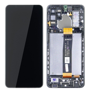 Pantalla Samsung A326B/A32 5G Comp. c/Marco Negro (GH82-25121A/25122A) - Instalación Inc. + Vidrio Templado