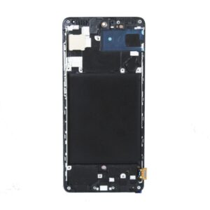 Pantalla Samsung A715/A71 Comp. c/Marco Negro (OLED) - Instalación Inc. + Vidrio Templado