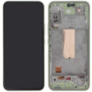 Pantalla Samsung A546/A54 Comp. c/Marco Verde Lima (GH82-31231C/31232C) - Instalación Inc. + Vidrio Templado